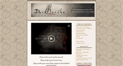Desktop Screenshot of darkscribemagazine.com