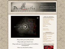 Tablet Screenshot of darkscribemagazine.com